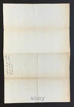 LOUIS XVI Roi de France Lettre de cachet signée Contreseing Amelot 1777