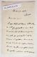 L. A. S Georges Clemenceau (1841-1929) Lettre Autographe Signée à André Tardieu