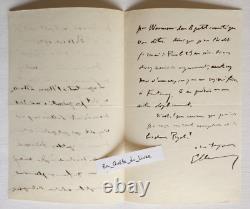 L. A. S Georges Clemenceau (1841-1929) Lettre autographe signée à André Tardieu