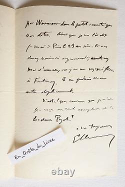 L. A. S Georges Clemenceau (1841-1929) Lettre autographe signée à André Tardieu