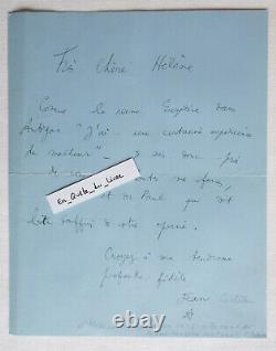 L. A. S Jean Cocteau (1889-1963) Lettre autographe signée à Hélène & Paul Morand