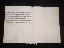 Lamoignon de MALESHERBES Lettre autographe signée Manuscrit Louis XVI