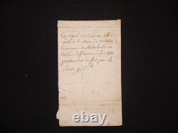 Lamoignon de MALESHERBES Lettre autographe signée Manuscrit Louis XVI