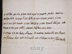 Lamoignon de MALESHERBES Lettre autographe signée Manuscrit Louis XVI