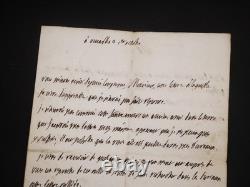Lamoignon de MALESHERBES Lettre autographe signée Manuscrit Louis XVI