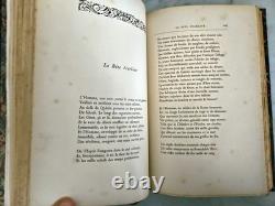 Leconte de L'Isle Lettre Autographe Signée, Reliure Chagrin Poèmes Tragiques