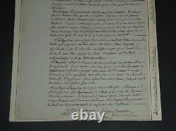 Lefebvre de Caumartin Lettre autographe signée au Ministre des Finances 1796
