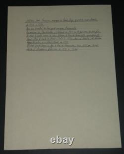 Lefebvre de Caumartin Lettre autographe signée au Ministre des Finances 1796