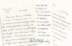 Léon BONNAT 2 lettres autographes signées Henriette Brown musée Mulhouse