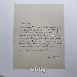 Léon Blum Lettre autographe signée