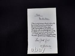 Léon Gabriel Gros Route Lettre Poème Manuscrit Signé à Léon Vérane 1925