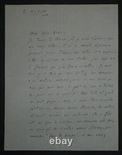 Léon-Paul Fargue Belle lettre autographe signée à Louis Brun, 3 pages 1931