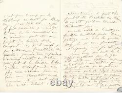 Léon RIESENER réaménagement du Louvre Lettre autographe signée Adrien DAUZATS