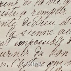 Léon TOLSTOÏ Rare lettre autographe signée (1902)