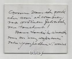 Leonetto Cappiello Carte lettre autographe signée 1914