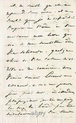 Léopoldine & Victor HUGO Lettre autographe signée par le père et sa fille 1833