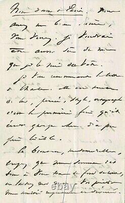 Léopoldine & Victor HUGO Lettre autographe signée par le père et sa fille 1833