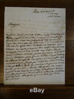 Lettre Autographe Signée Barère de Vieuzac 1789 Manuscrit Révolution