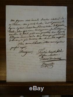 Lettre Autographe Signée Barère de Vieuzac 1789 Manuscrit Révolution