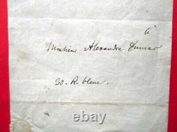 Lettre Autographe Signee De Meyerbeer A Dumas 1832