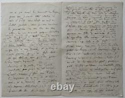 Lettre Autographe Signée de BERLIOZ à La Princesse Carolyn de Sayn-Wittgenstein