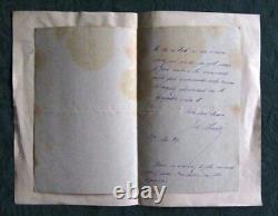 Lettre Autographe Signée de Jules Clarétie 1889