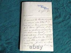 Lettre Autographe Signée de Louis Philippe d'Orléans. (20 juin 1870). 3 pages