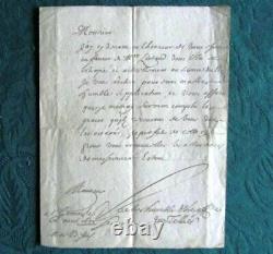 Lettre Autographe Signée de Michel Le Tellier (1 LAS) à Besons en 1670