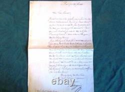 Lettre Autographe militaire signée de Blangini en 1848