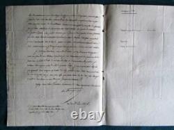 Lettre Autographe militaire signée de Gourgues 1831
