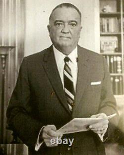 Lettre autographe FBI certifiée de 1937, signée par J. E. Hoover, directeur FBI