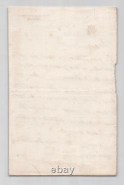 Lettre autographe signée Auguste Maquet Dumas Rue de Bruxelles