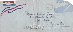Lettre autographe signée Edith Piaf à son frère Herbert New-York 1948 signed