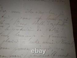 Lettre autographe signée L. A. S. D'Étienne Carjat