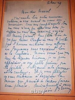 Lettre autographe signée L. A. S de Leon blum à m Diamant Berger 1929