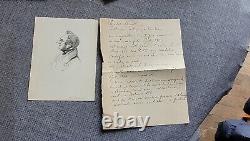 Lettre autographe signée Theodose Burette