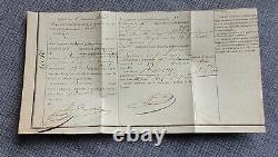 Lettre autographe signée Theodose Burette