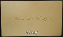 Lettre autographe signée d'Henri ROCHEFORT + Photographie Originale signée + CdV