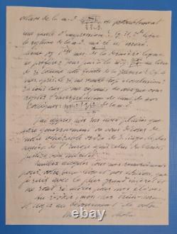 Lettre autographe signée de José Vianna Da Motta de 1931