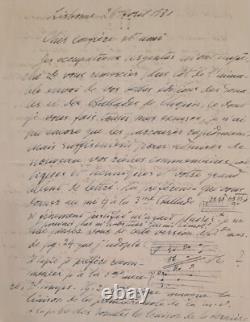 Lettre autographe signée de José Vianna Da Motta de 1931