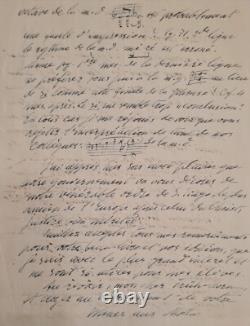 Lettre autographe signée de José Vianna Da Motta de 1931
