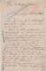 Lettre Autographe Signée De L'écrivain Jean Lorrain à Alfred Humblot Mars 1902