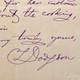 Lewis Carroll Lettre Autographe Sign&eacute;e Adress&eacute;e &agrave; Son Ami Le Dr Rivers