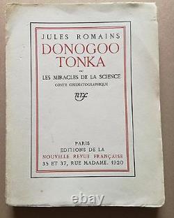 Littérature Jules Romains EO Donogoo Tonka lettre autographe signée