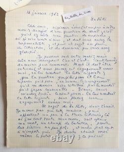 Lot 12 L. A. S Jacques Chardonne (1884-1968) Lettre autographe signée à L. Guitard