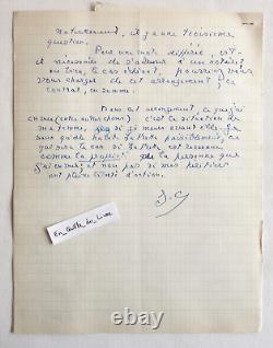 Lot 12 L. A. S Jacques Chardonne (1884-1968) Lettre autographe signée à L. Guitard