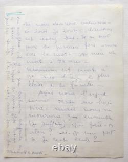 Lot 12 L. A. S Jacques Chardonne (1884-1968) Lettre autographe signée à L. Guitard