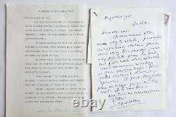 Lot 12 L. A. S Jacques Chardonne (1884-1968) Lettre autographe signée à L. Guitard