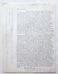 Lot 12 L. A. S Jacques Chardonne (1884-1968) Lettre autographe signée à L. Guitard