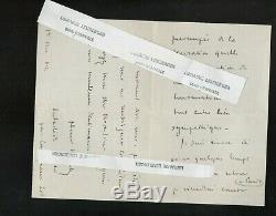 Lot 27 lettres autographes signées Henri Martin peintre, datées 1909 1925